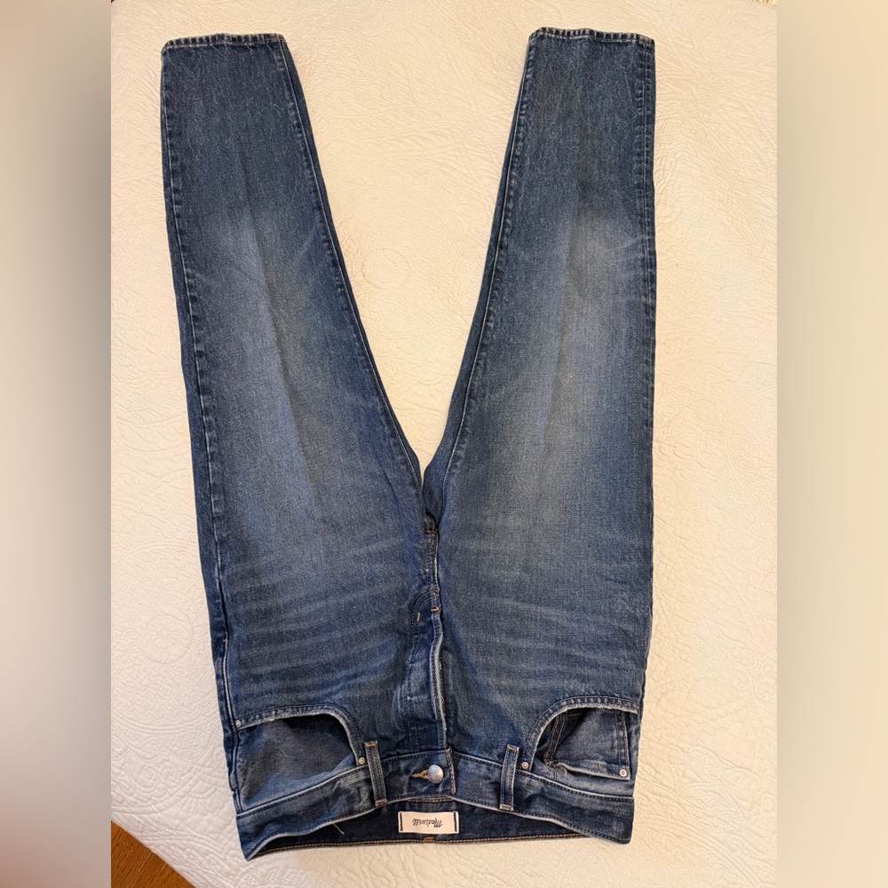 Madewell Dean Easy Straight Jeans - Greendale Wash - Picture 5 of 9
